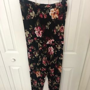 Black Floral Jumper